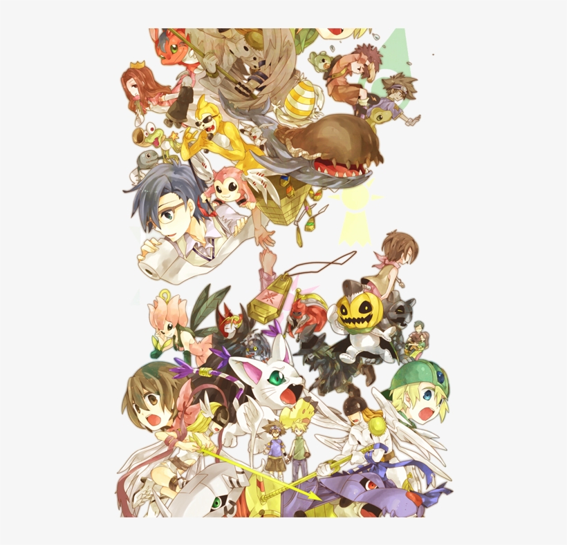 Anime Kawaii And Digimon Image Digimon Adventure Transparent Png 500x708 Free Download On Nicepng