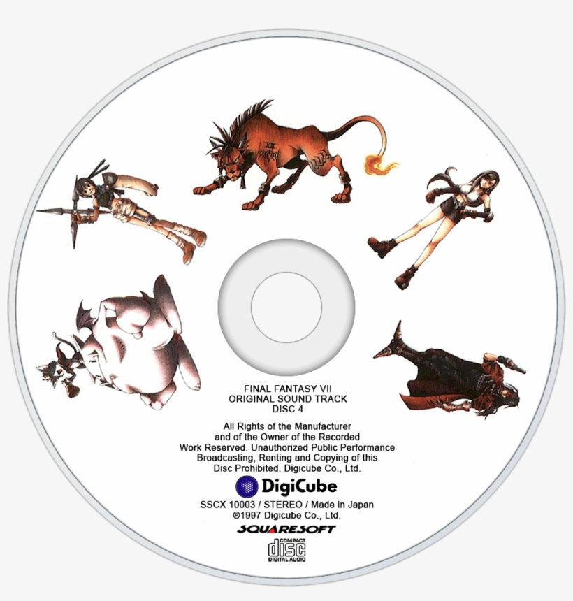 植松伸夫 Final Fantasy Vii - Final Fantasy 7, transparent png download