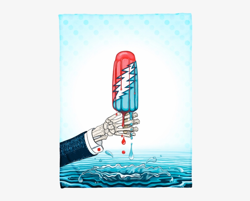 Grateful Dead Rocket Pop Coral Fleece Blanket - Blanket, transparent png download