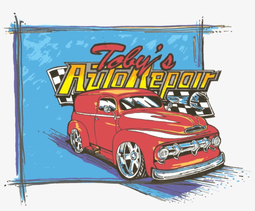 Toby's Auto Repair - Custom Car, transparent png download