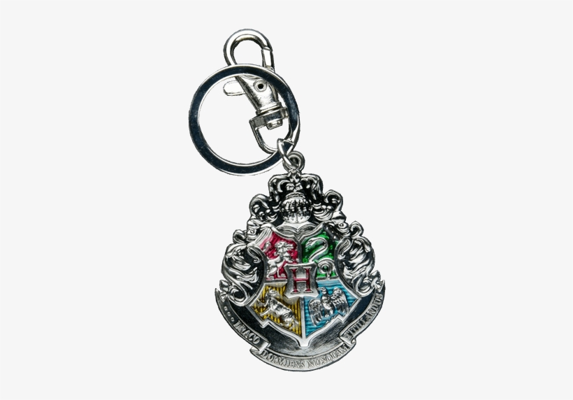 Harry Potter Hogwarts Logo Metal Key Ring, transparent png download