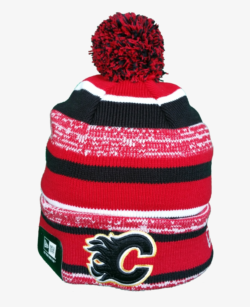 Calgary Flames Nhl Sport Fleece Lined Pom Toque, transparent png download