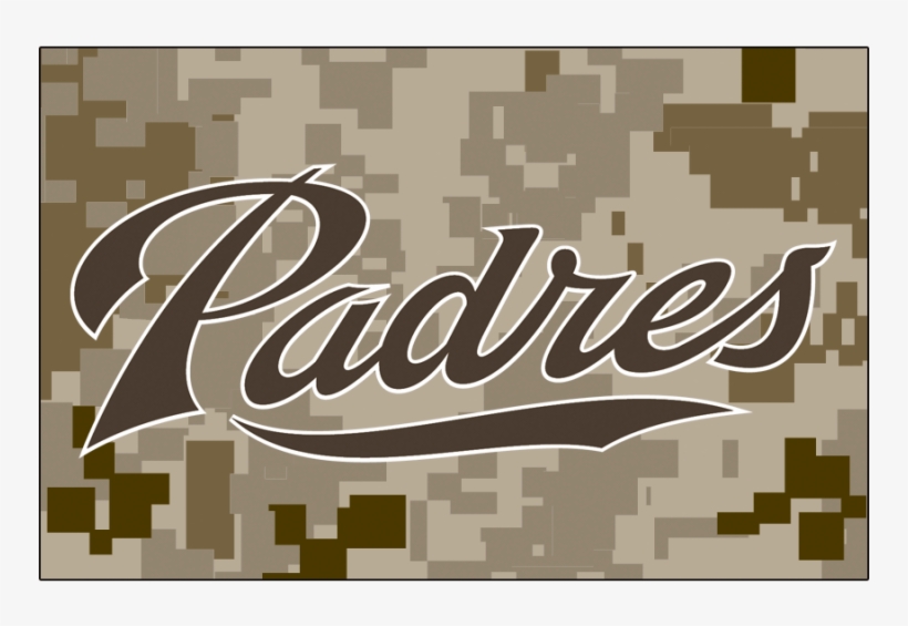 San Diego Padres Logos Iron Ons - Mlb San Diego Padres 20-by-30 Inch Floor Mat (camo), transparent png download