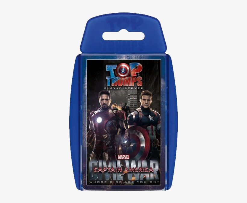 Product Toptrumps Captainamerica - Civil War Top Trumps, transparent png download