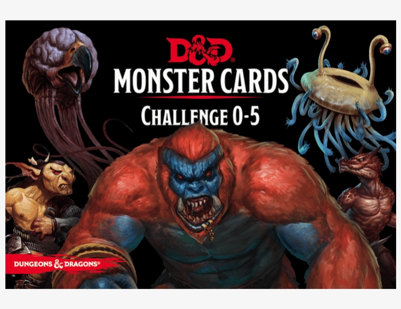 Dungeons & Dragons - D&d Monster Cards Challenge 0 5, transparent png download