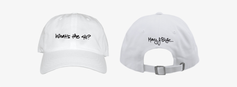Mary J Blige 411 Logo - Mary J. Blige Men's 411 Logo Hat Baseball Cap White,, transparent png download