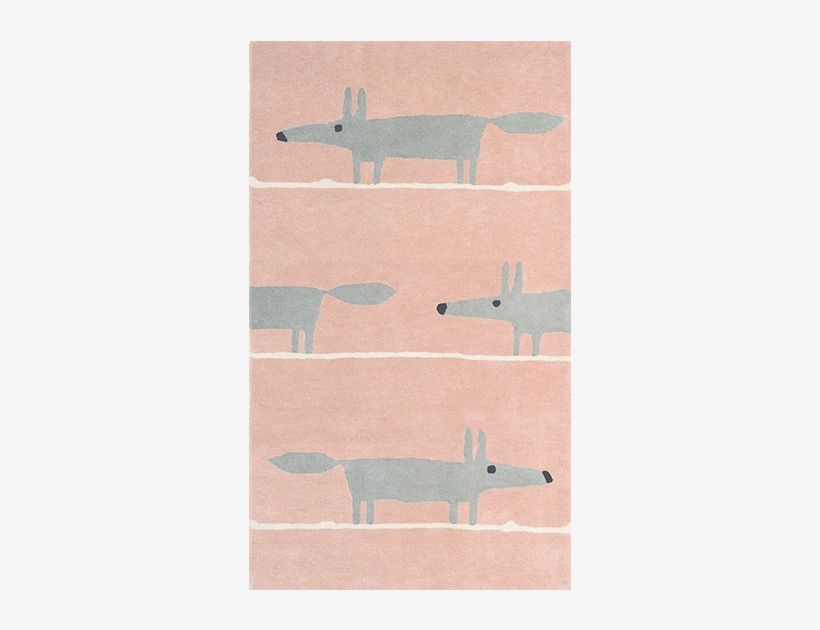 Mr Fox Blush Rug - Scion Mr Fox Blush Rug, transparent png download
