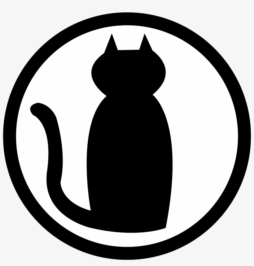 Phil's Black Cat - Portrait, transparent png download