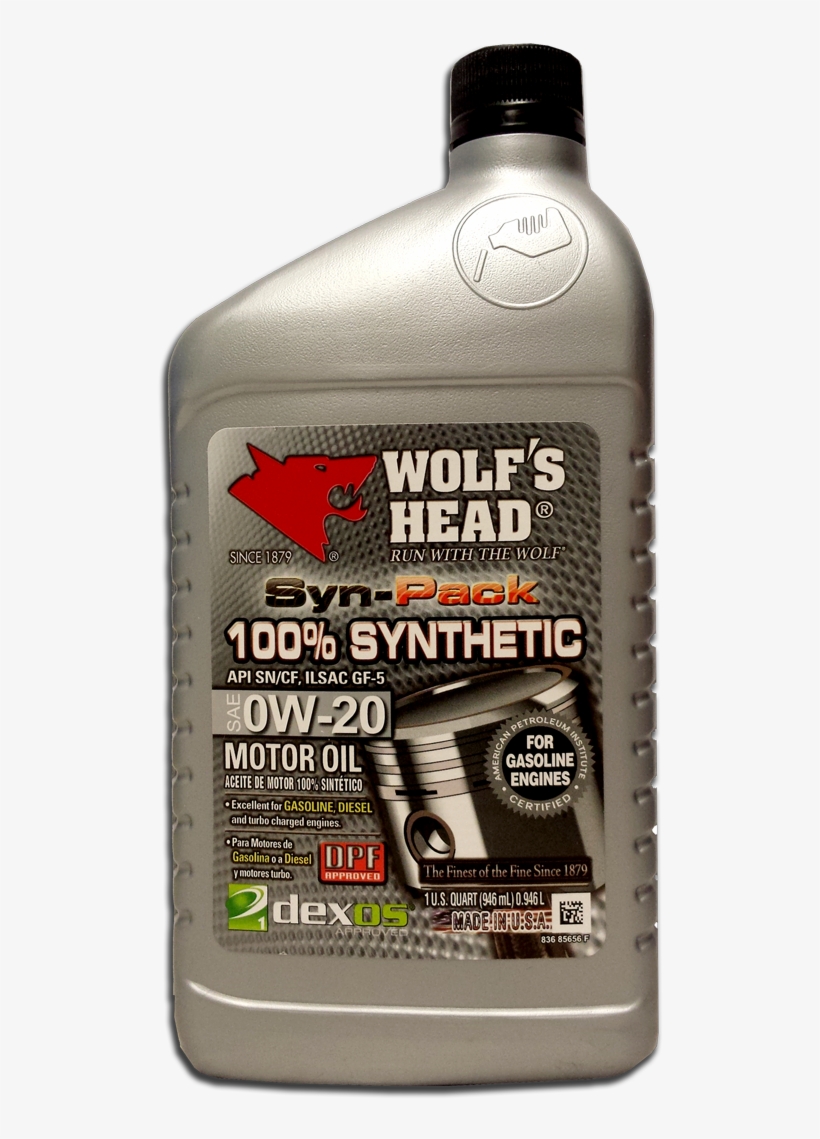 Since 1879, Wolf's Head Oil Company Has Been Producing - Wolf's Head 836-81036-56 Motor Oil (hd 30 12/1qt), transparent png download