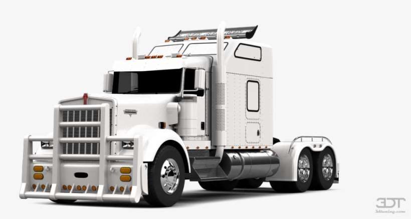Kenworth W900 Sleeper Cab Truck 2014 Tuning - W900 White, transparent png download