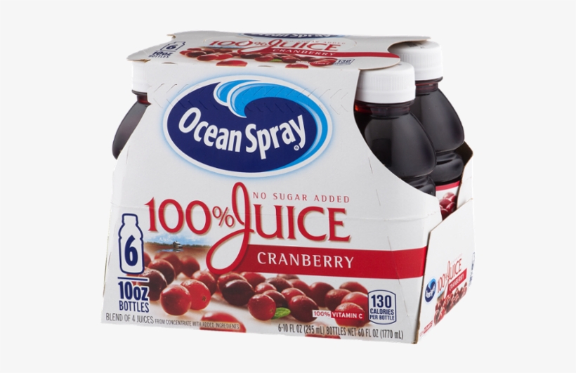 Ocean Spray 100% Juice Cranberry, transparent png download
