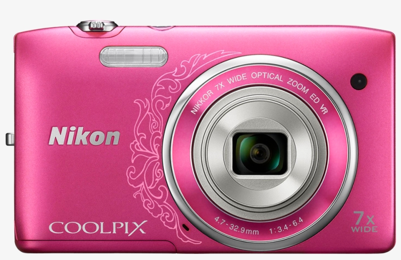 Nikon Coolpix S3500 Pink, transparent png download