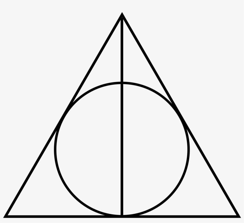 Harry Potter 3 Brueder Symbol - Transparent Background Harry Potter Png, transparent png download