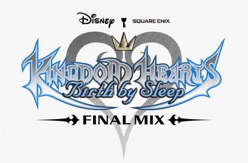 Kingdom Hearts Birth By Sleep Final Mix Logo - Kingdom Hearts Birth By Sleep Title, transparent png download