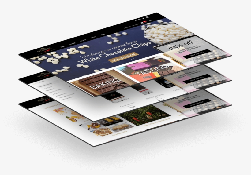 Valrhona Website Mockup Gramercy - Website, transparent png download