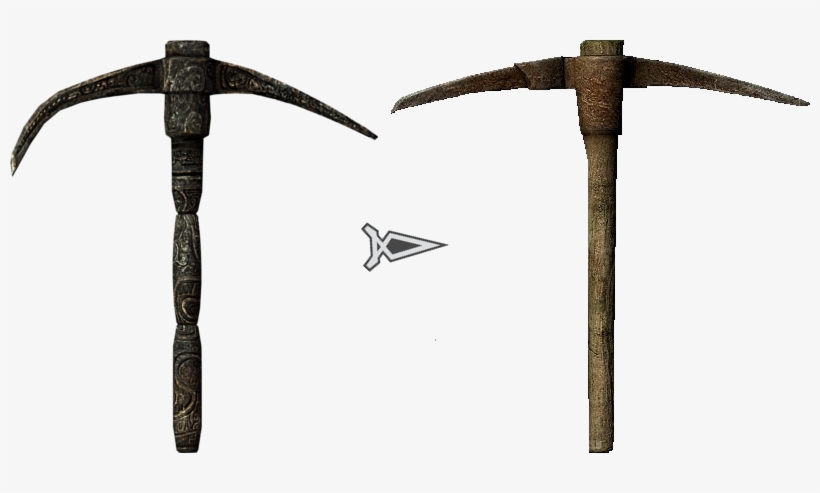 Pickaxe Transparent Skyrim - Ancient Pickaxe, transparent png download
