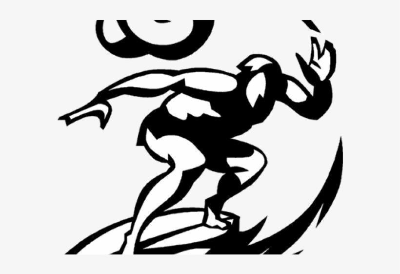 Surfboard Clipart Sketch - Surf's Up, transparent png download