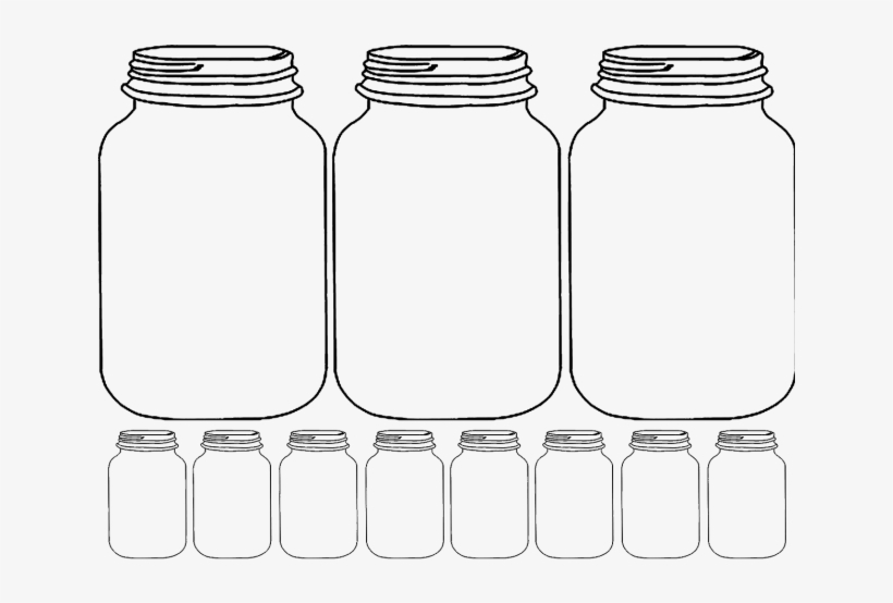 Mason Jar Clipart Transparent Png - Portable Network Graphics, transparent png download