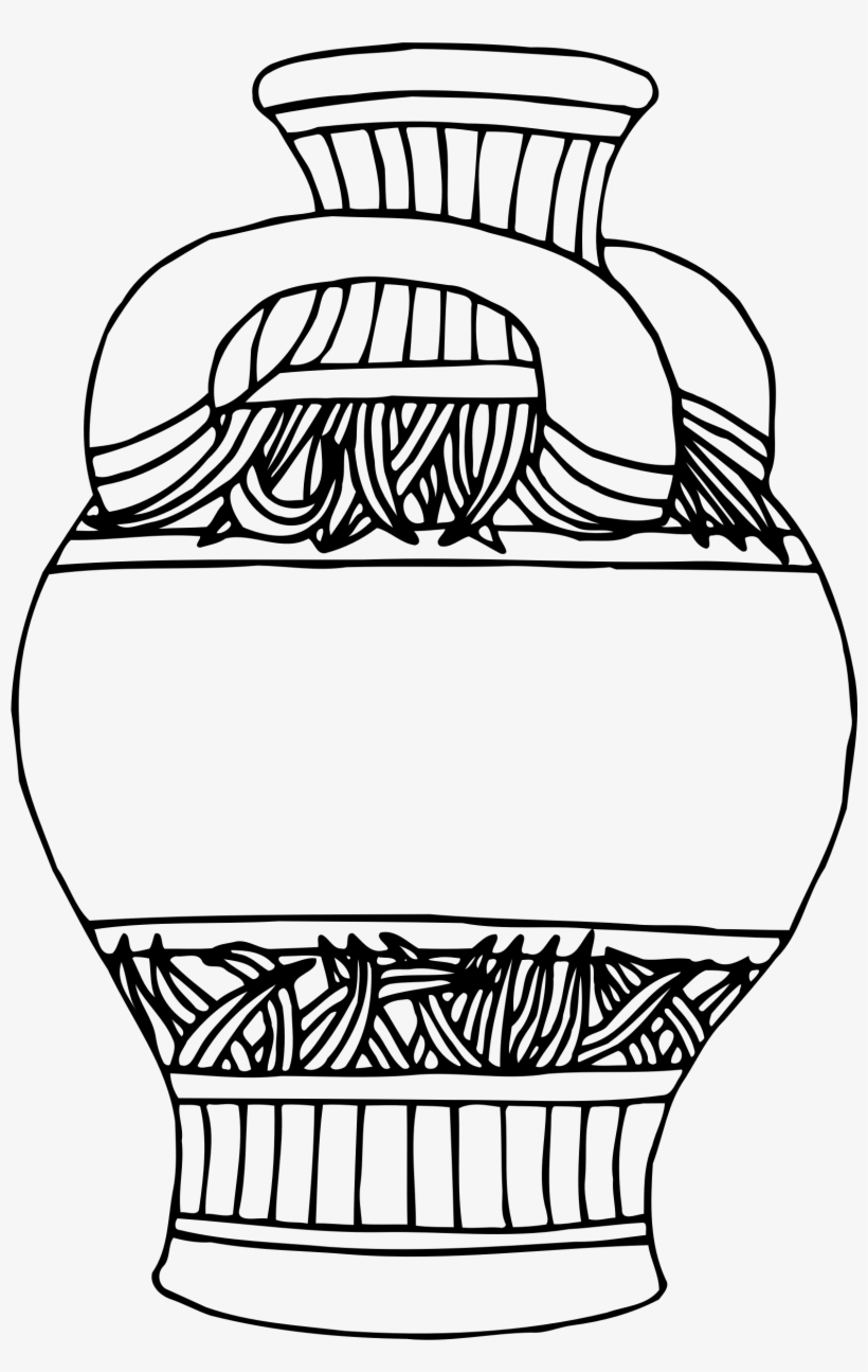 This Free Icons Png Design Of Vase 50 Line Drawing, transparent png download