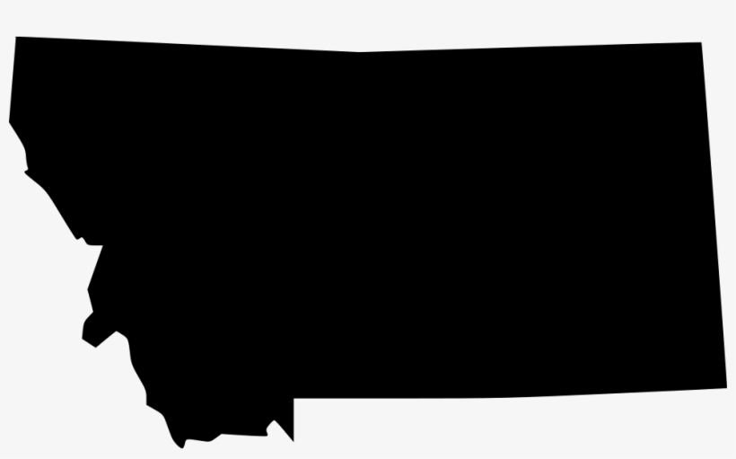 Mt Svg Png Icon - Montana Outline, transparent png download