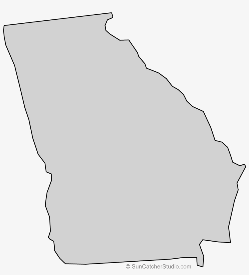 Quilt Patterns Stencils Combine To Create Usa - Georgia, transparent png download