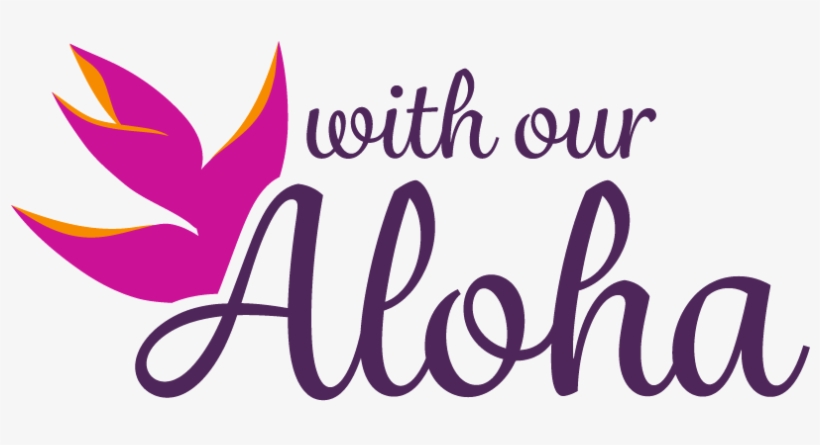 With Our Aloha - Will Wonka Golden Ticket Banner, transparent png download