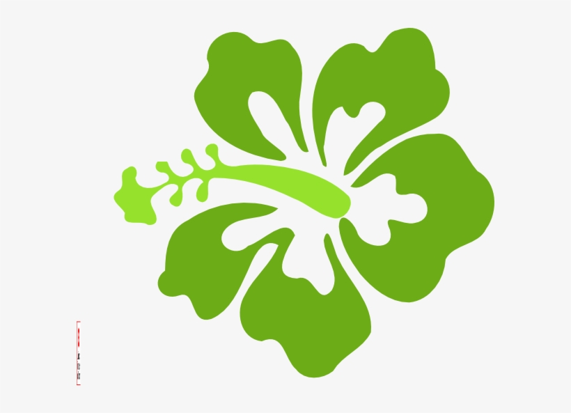 Green Clip Art At Clker Com Vector - Hibiscus Clip Art, transparent png download