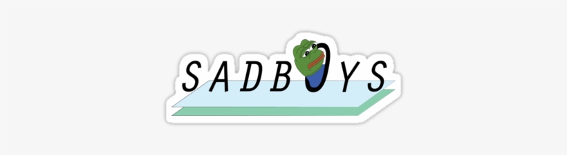 Sadboys Pepe Yoshi, Artsy Fartsy, Wings - Sticker, transparent png download