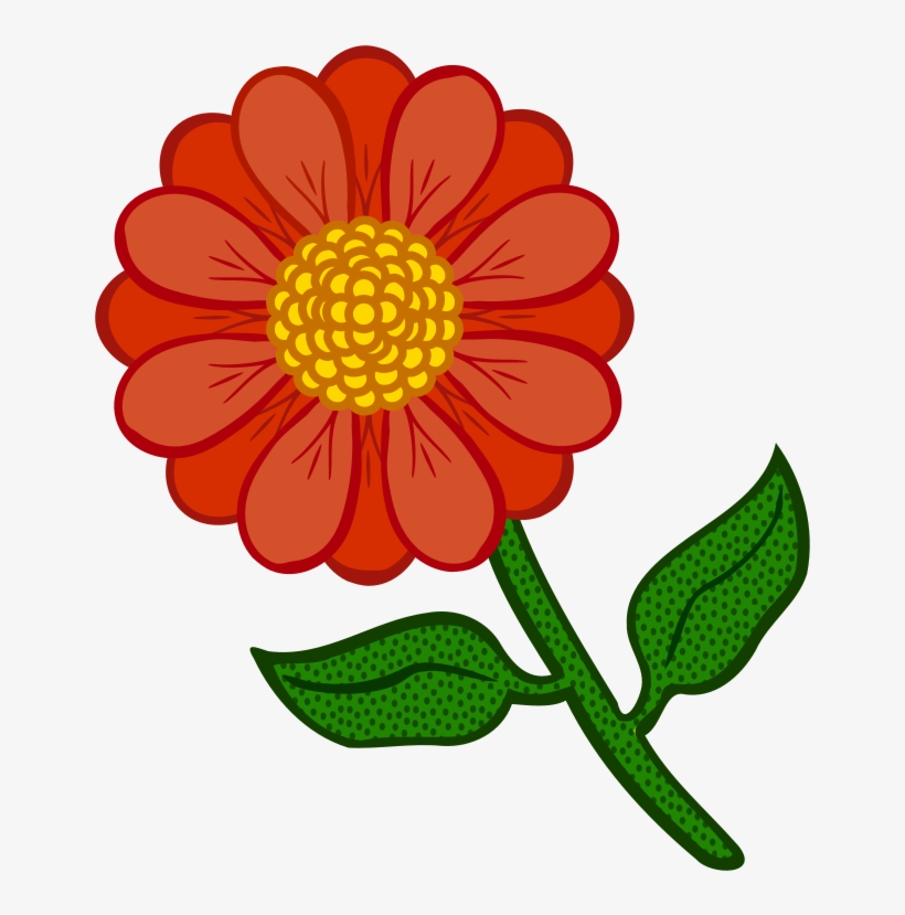 Clipart Flower Printable - Kwiat Clipart, transparent png download