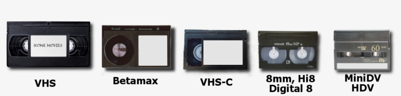 Tape Formats - Amr Productions Audio Video & Film Transfers, transparent png download