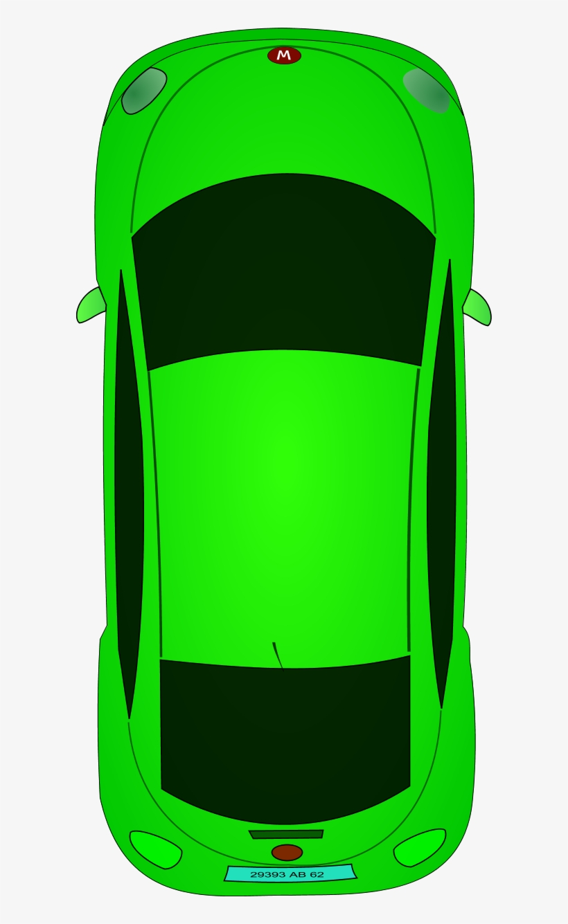 See Clipart Taxi Top - Top Of Green Car Png, transparent png download
