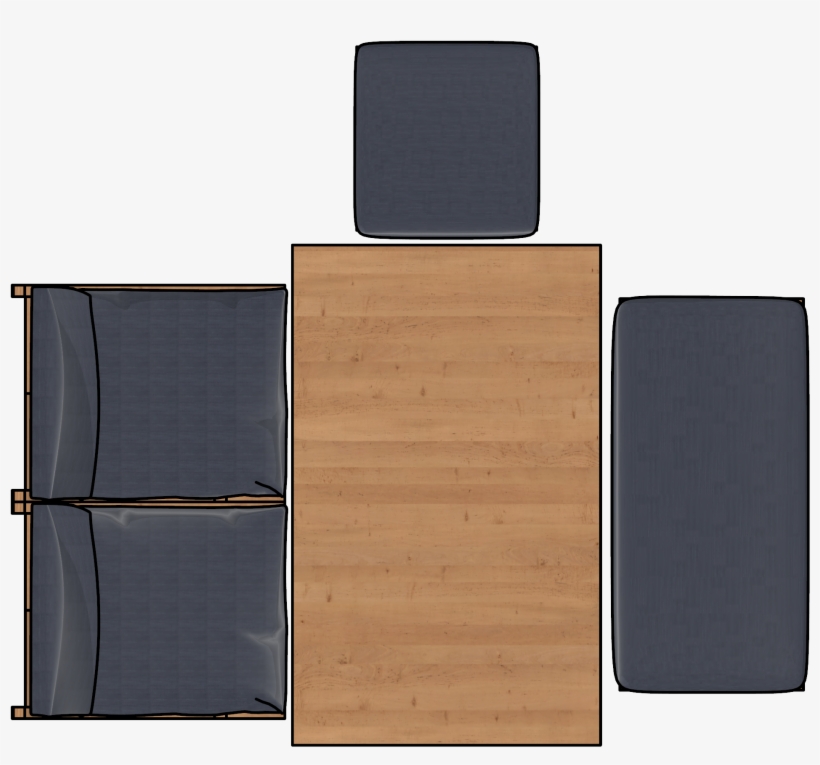 Laptop Clipart Top View - Dining Top View Png, transparent png download
