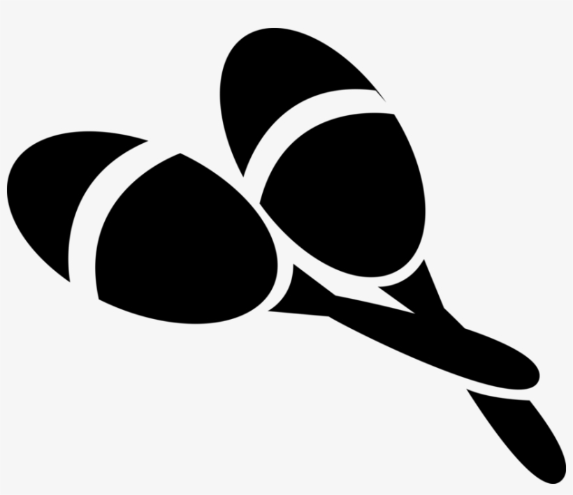 Vector Illustration Of Latin Music Maracas Or Rumba - Vector Graphics, transparent png download