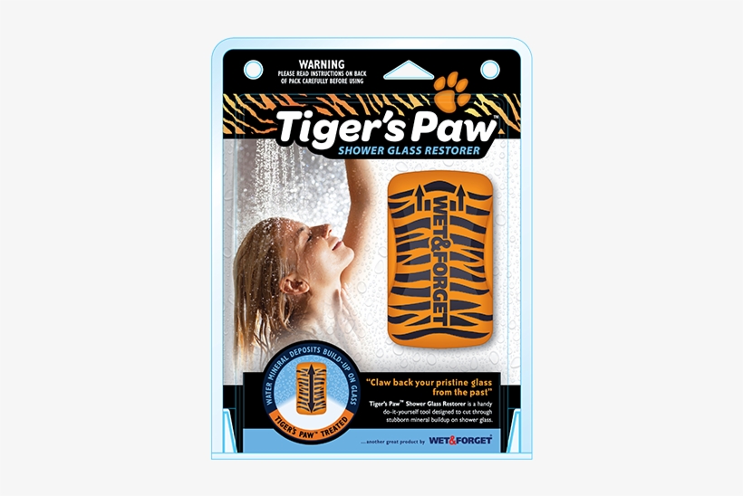 Tiger's Paw Shower Glass Restorer - Wet And Forget Tigers Paw, transparent png download