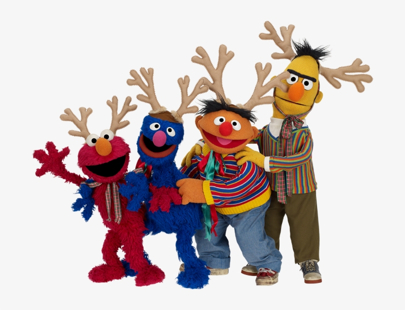 Deck The Halls With A New Sesame Street Christmas Special - Merry Christmas Pals Tote Bag, transparent png download