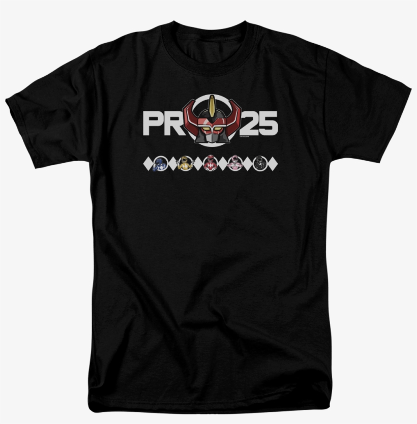 25th Anniversary Mighty Morphin Power Rangers T-shirt - Law And Order Special Victims Unit T Shirt, transparent png download