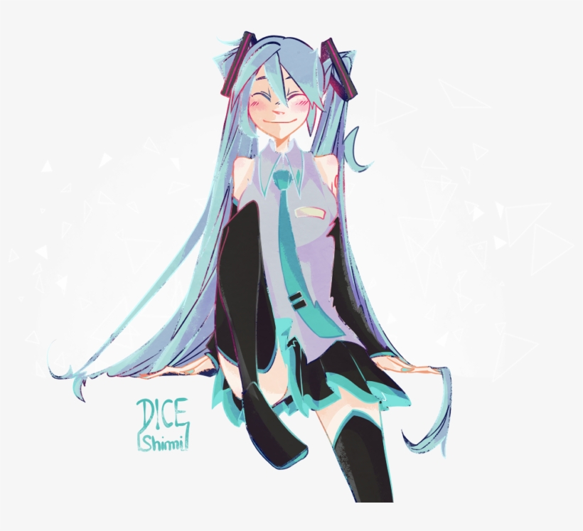 Hatsune Miku - Anime, transparent png download
