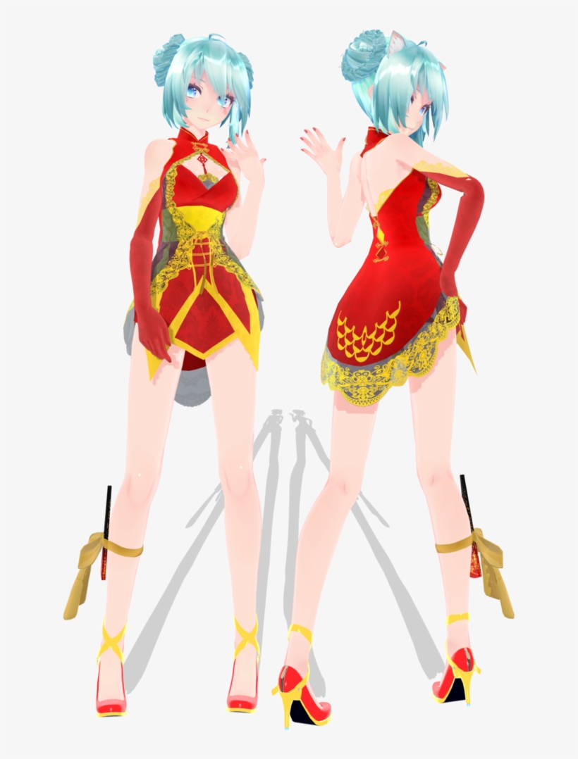 Tda Qipao Miku - Qipao Miku, transparent png download