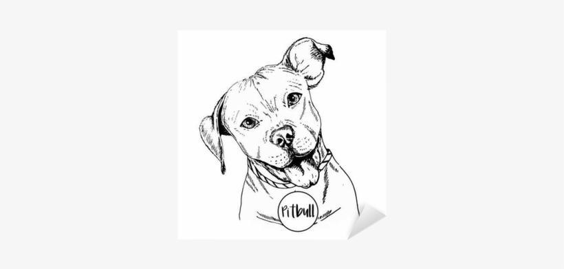 Drawn Pitbull Transparent - Love My Pitbull Png, transparent png download