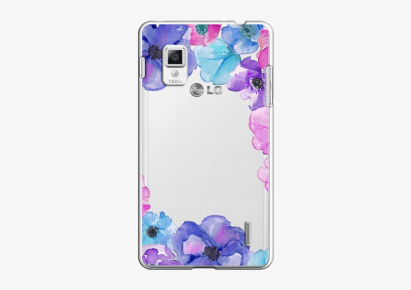 Anemone Painted Flowers / Watercolor Flowers Blues - Hydrangea, transparent png download