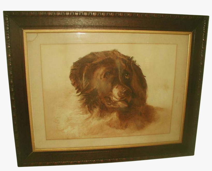 Framed English Watercolor 19th Century St - Picture Frame, transparent png download