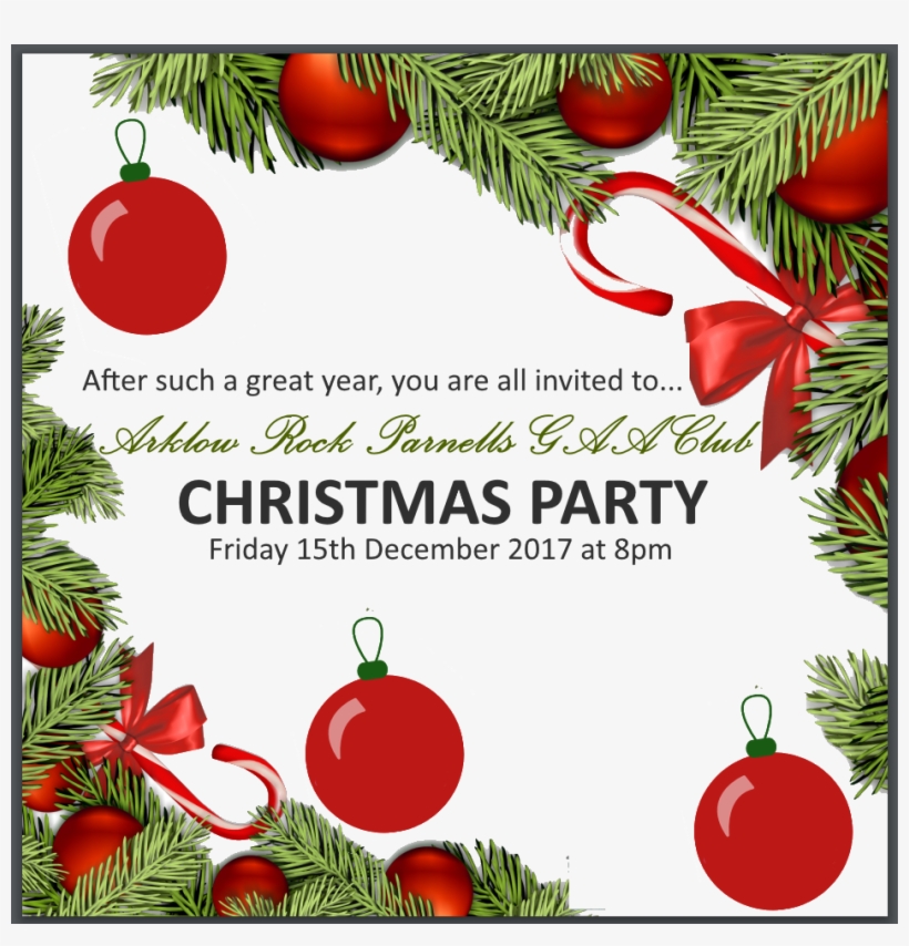 There Will Be A Hot Buffet, Music And The Bar Will - Christmas Party, transparent png download