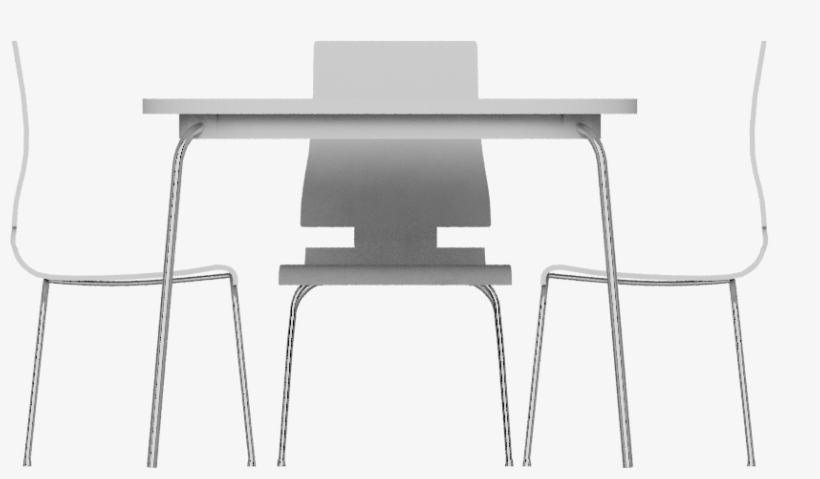 Table With Chairs Png Photo - Bimobject, transparent png download