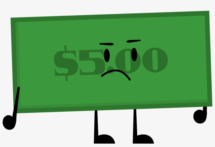 5 Dollar Bill Pose - United States Five-dollar Bill, transparent png download
