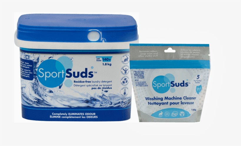 Our All Natural, Residue Free Formula Help Fabrics - Sport Suds Detergent, 1.8 Kg Tub, 140+ Loads, transparent png download