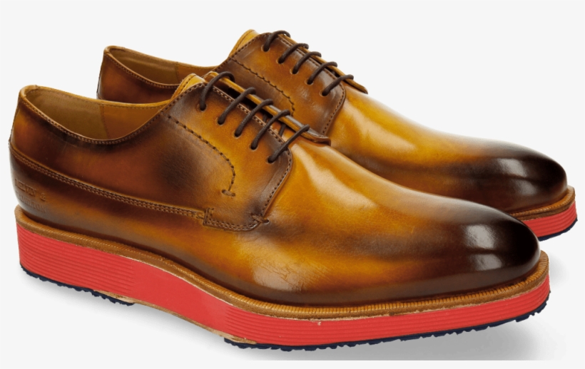 Derby Shoes Chris 1 Yellow Shade Brown Micro Mattone - Herren Derby Schuhe Derbies Monks Oder Budapester Von, transparent png download
