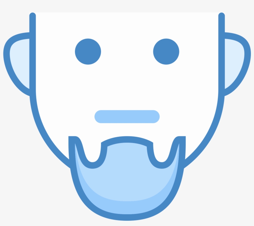 The Icon Is The Hairless Face Of A Cartoon Man - Icon, transparent png download