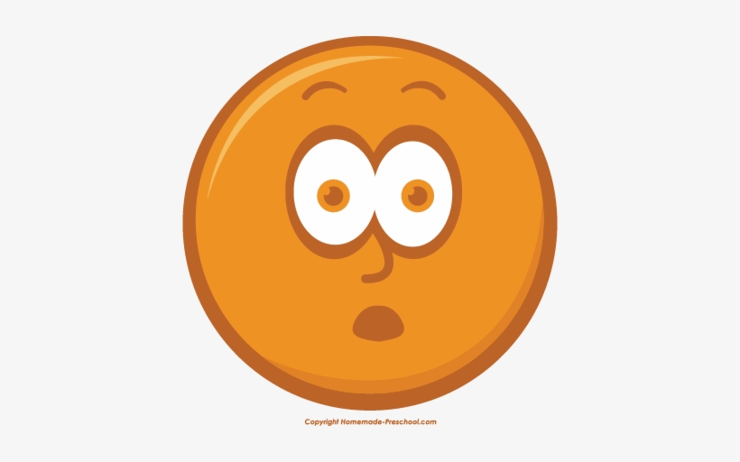 Shocked Smiley Face Png Pin Free Surprised Smiley By - Surprised Face Preschool, transparent png download