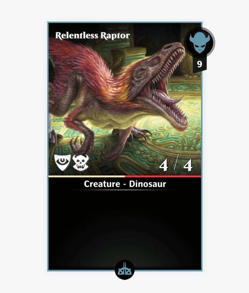 Mtg Dinosaur Art Raptor, transparent png download