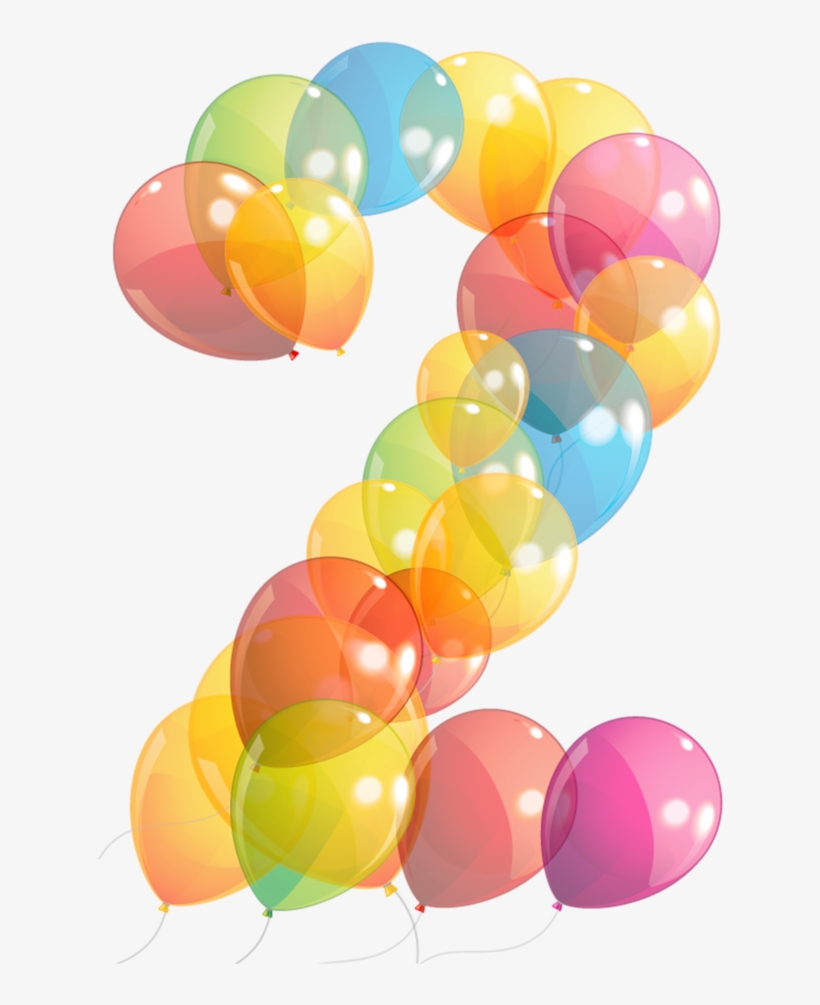 Numbers ‿✿⁀ - Png Transparent Birthday Balloon Png, transparent png download